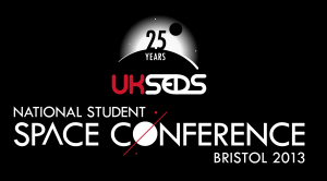 UKSEDS National Student Space Conference, Bristol 2013 logo.