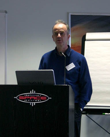Prof. George Fraser at the 2006 UKSEDS National Student Space Conference (NSSC)